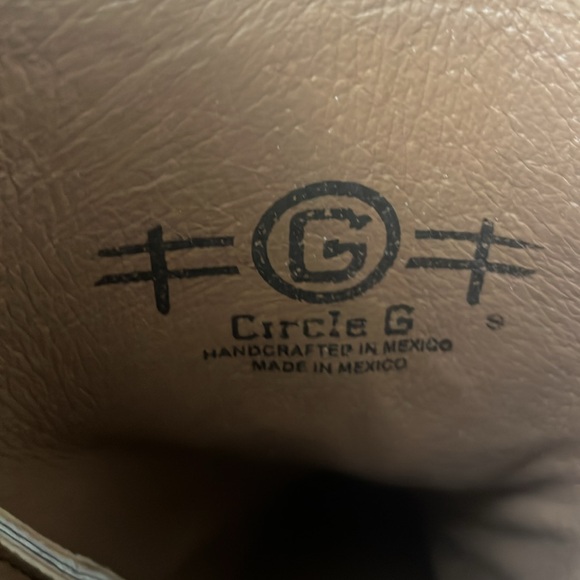 Corral Circle G snip toe cowboy boots 9.5 New In Box - Picture 10 of 13